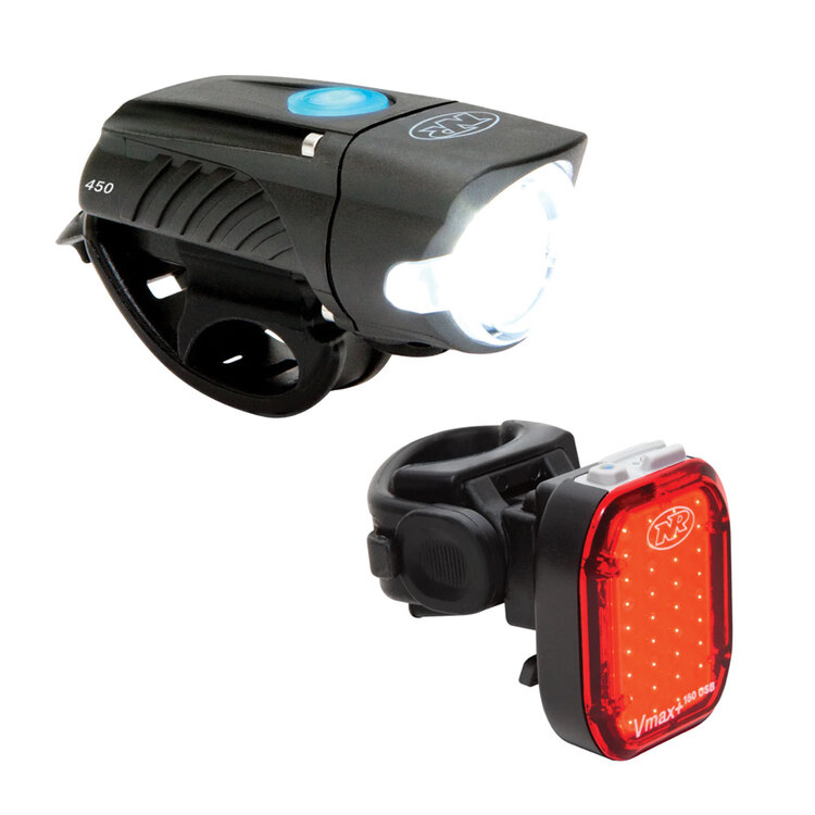 NiteRider NiteRider NiteRider Swift™ 450 and Vmax+™ 180 — Front and Rear Light Set