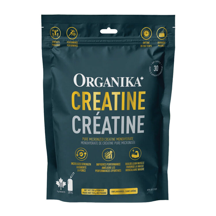 Organika Organika Creatine Sachets — Unflavoured Creatine Monohydrate (5g x 30)