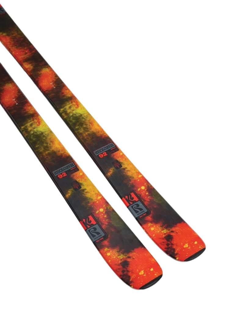 K2 K2 Reckoner 92 Skis + Quikclik — Men's All-Mountain Twin-Tip Ski