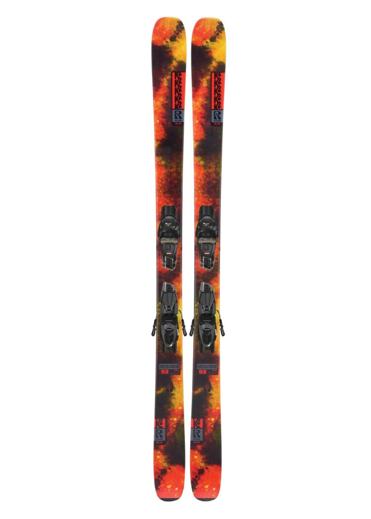 K2 K2 Reckoner 92 Skis + Quikclik — Men's All-Mountain Twin-Tip Ski