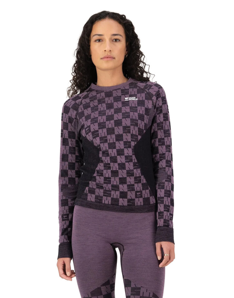 Mons Royale Mons Royale Ascender Merino Base Layer Long Sleeve — Women's Ski/Snowboard