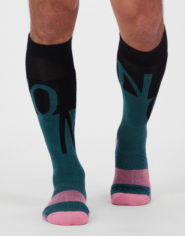 Mons Royale Mons Royale Ultra Cushion Merino Snow Sock — Unisex Ski/Snowboard