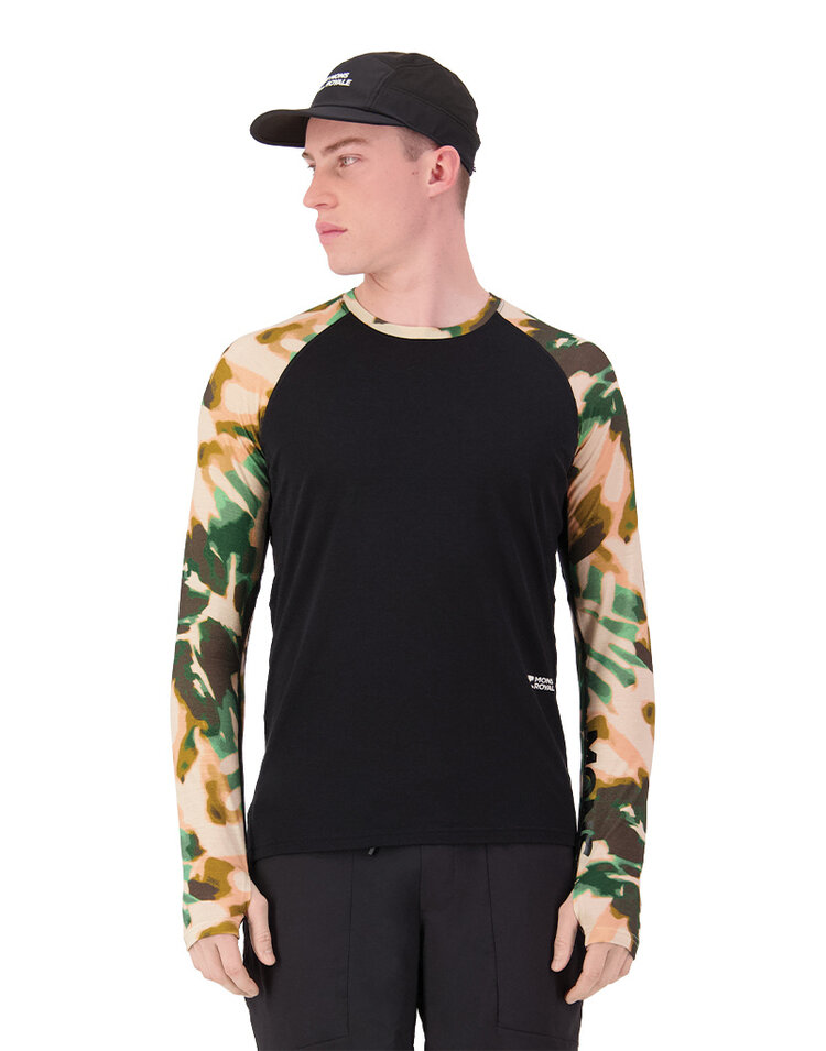 Mons Royale Mons Royale Temple Merino Long Sleeve — Men's Ski/Snowboard