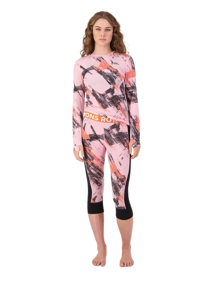 Mons Royale Mons Royale Cascade Merino Base Layer 3/4 Legging — Women's Ski/Snowboard