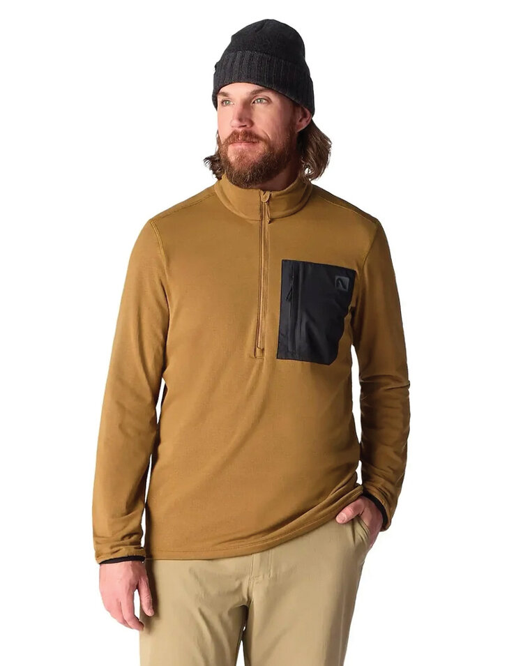 Flylow Flylow Mateo Fleece — Men's Ski Quarter-Zip Mid-Layer