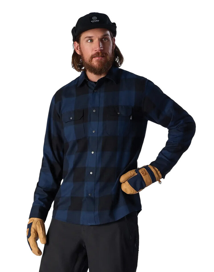 Flylow Flylow Handlebar Tech Flannel — Men's Ski Mid-Layer Shirt