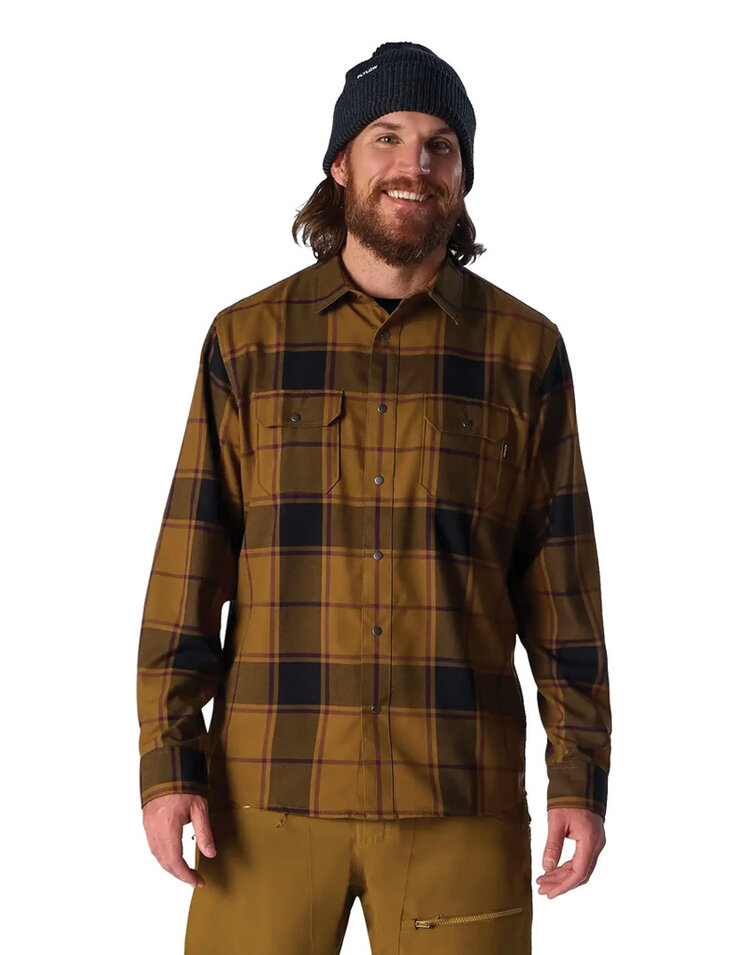 Flylow Flylow Handlebar Tech Flannel — Men's Ski Mid-Layer Shirt