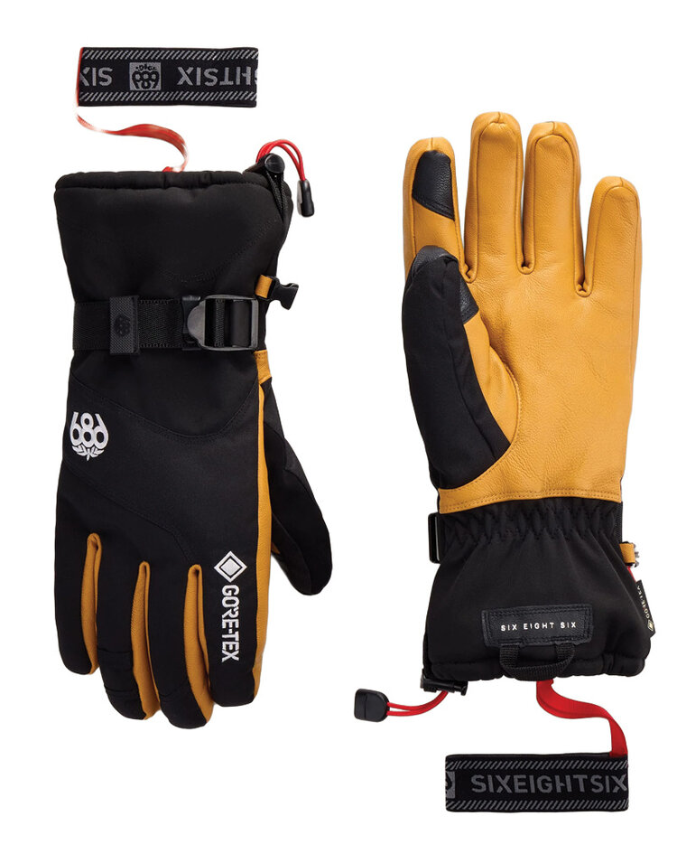 686 686 GORE-TEX® Leather Linear™ Glove — Men's Snow Glove
