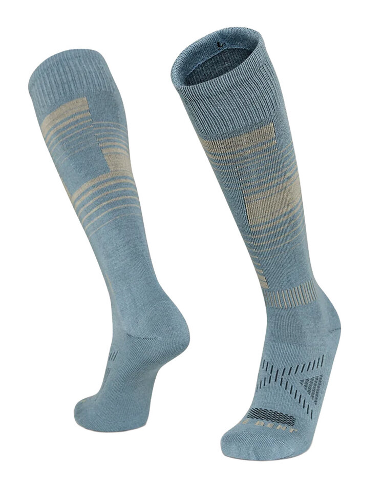 Le Bent Le Bent Zero Cushion Tetrix — Merino Ski & Snowboard Sock