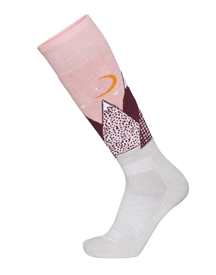 Le Bent Le Bent Kids Light Cushion Snowy Mountains Snow Sock