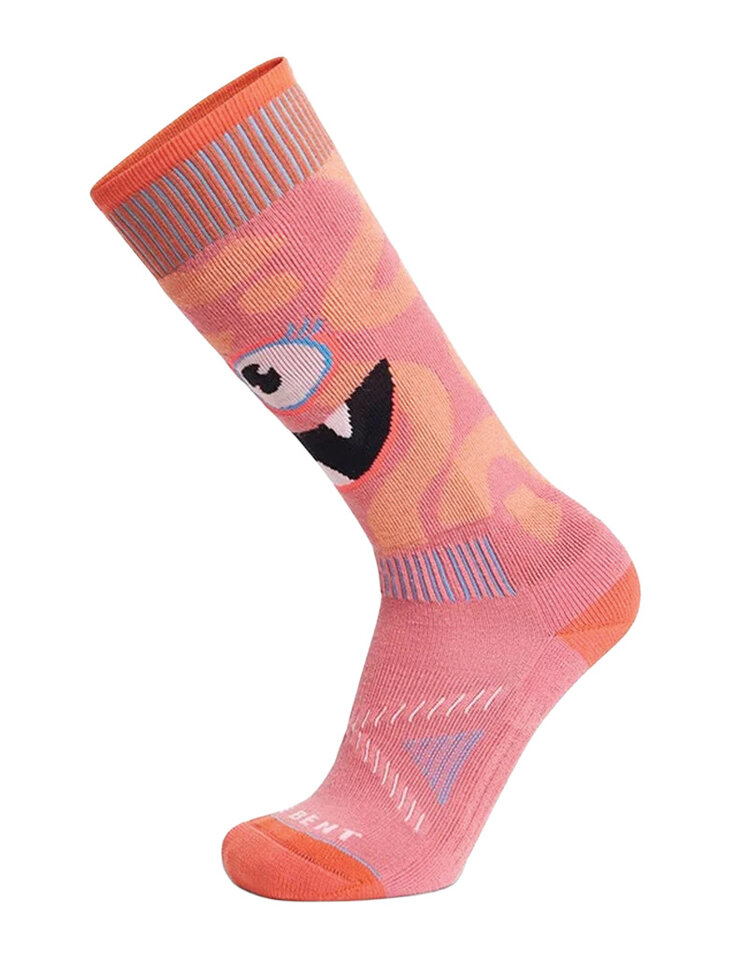 Le Bent Le Bent Monster Party Light Cushion — Kids' Merino Ski Sock