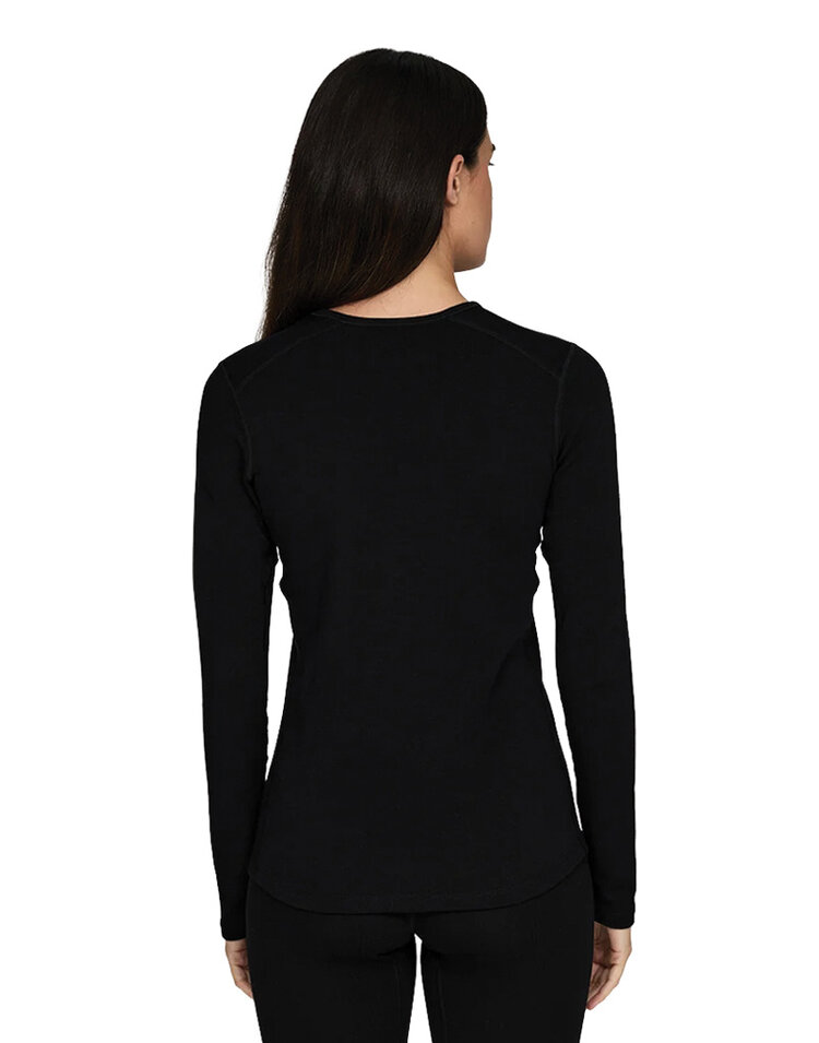 Le Bent Le Bent Heavyweight Grid Fleece Crew — Women's Ski