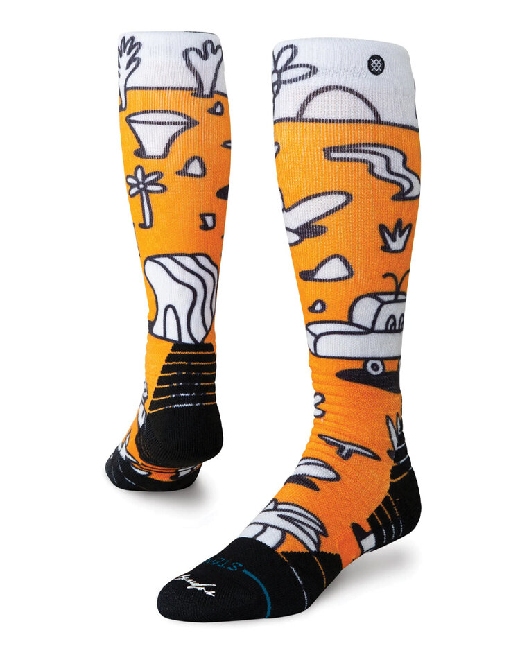 Stance Stance x Lucas Beaufort Lucas Mid Poly — Snow OTC Socks