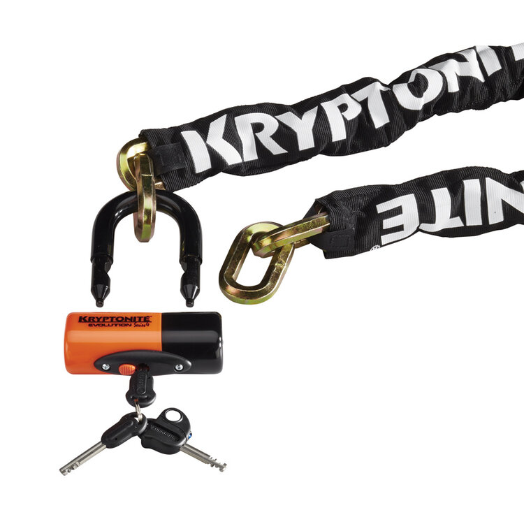 Kryptonite Kryptonite New York Chain 1210 Evo Disc Lock — 100 cm Bike Chain Lock