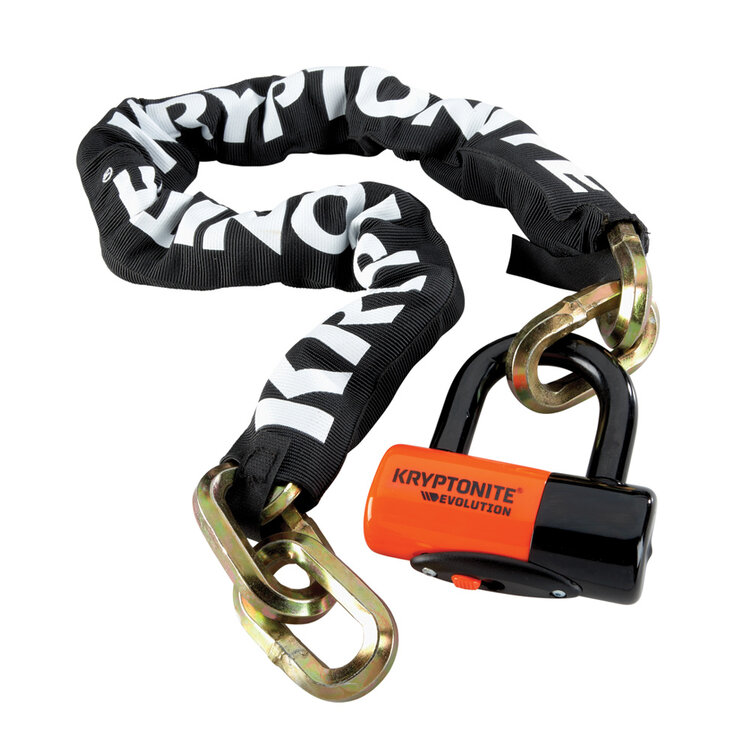 Kryptonite Kryptonite New York Chain 1210 Evo Disc Lock — 100 cm Bike Chain Lock