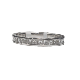 Gemdek (R) 14K WHITE GOLD .60CT TDW  WEDDING BAND