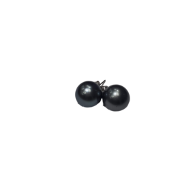 (R) 14K WG 10-11MM TAHITIAN PEARL STUD EARRINGS
