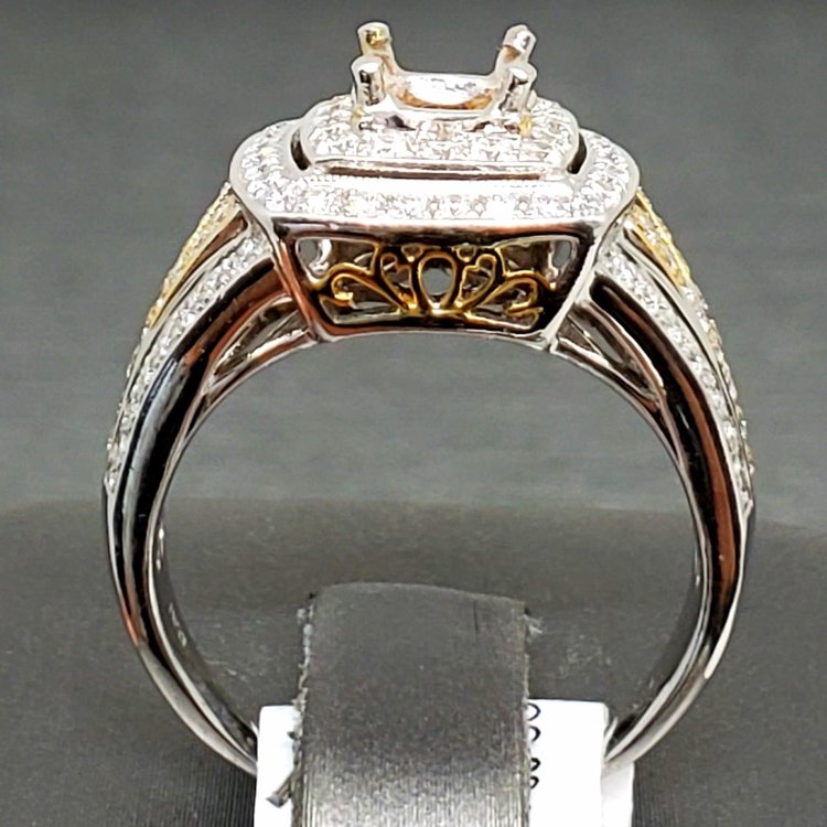 Y 14K 1.30CT TDW VS F HALO MTG MEMO