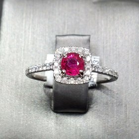 (Y)14K .37CT RB .25CT DIA