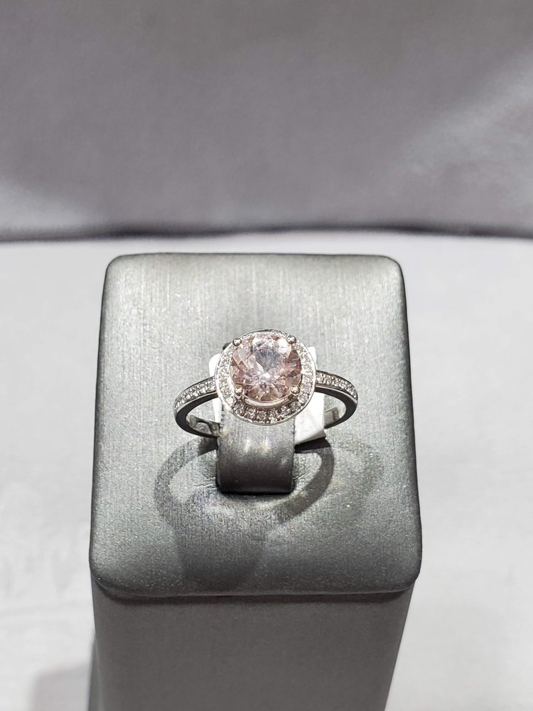 (Y)14K 1.26CT MORG .16TDW