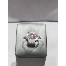 (B) 14K .90CT MORG .33TDW