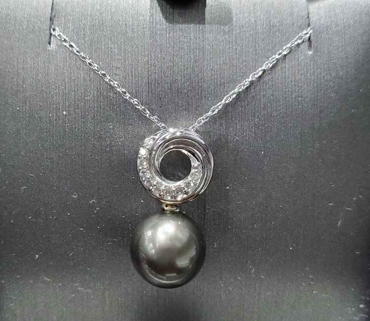 (R)14K .05TDW TAH PEARL PEND