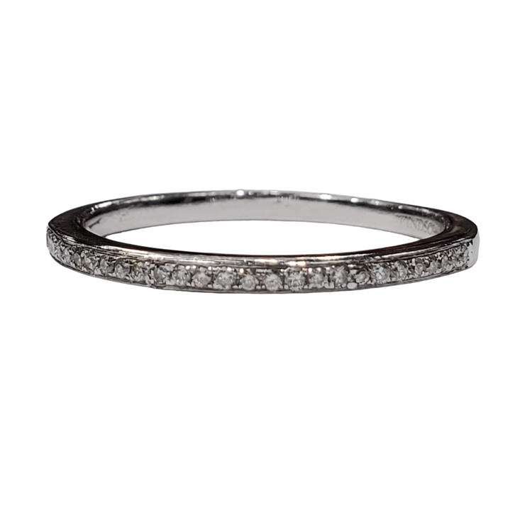 (Y) 14K WG .15CT BAND I1 HI WHITE GOLD DIAMOND LADIES BAND CLEARANCE