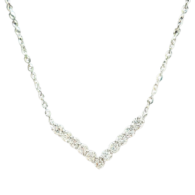 SAVOIA (R) 18K .29CT VS F NECKLACE
