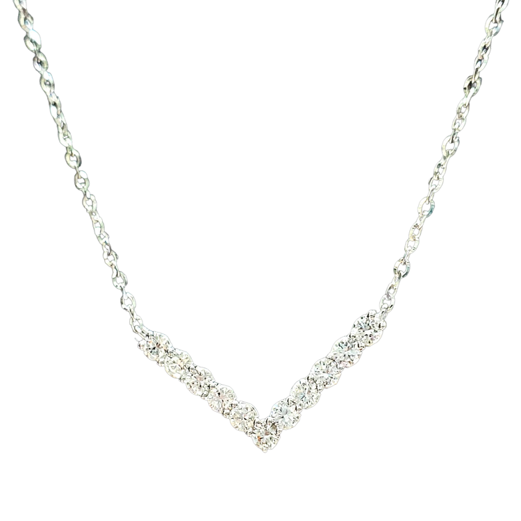 SAVOIA (R) 18K .29CT VS F NECKLACE