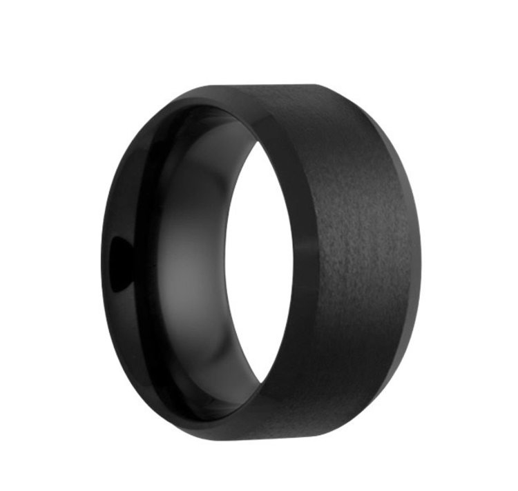 (B) 8mm Black Ceramic Band
