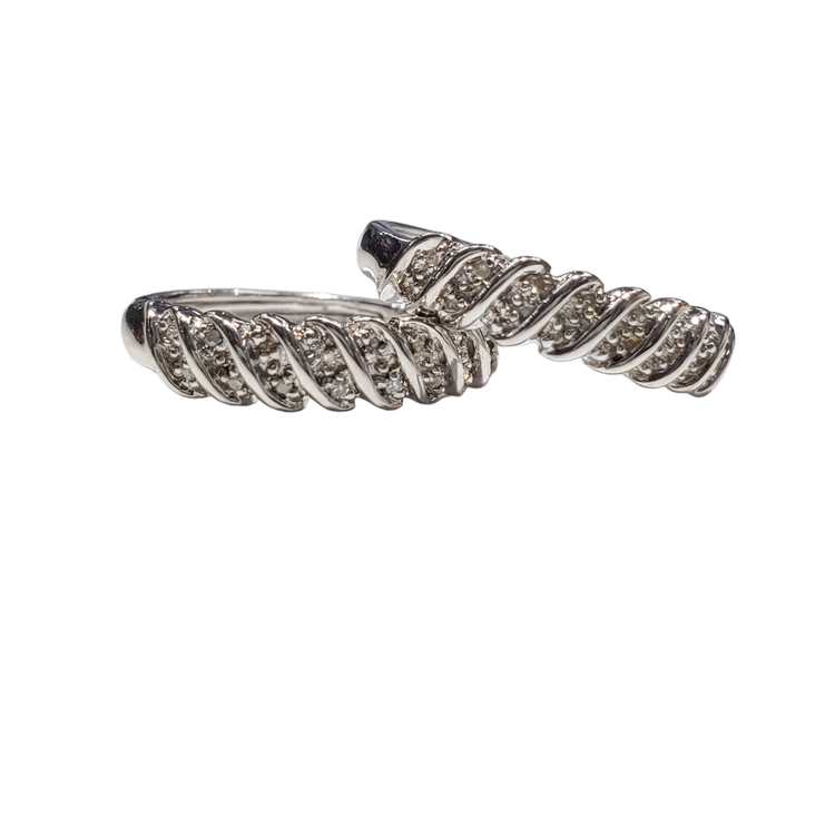 (B) 925 .11TDW HOOP EARRINGS