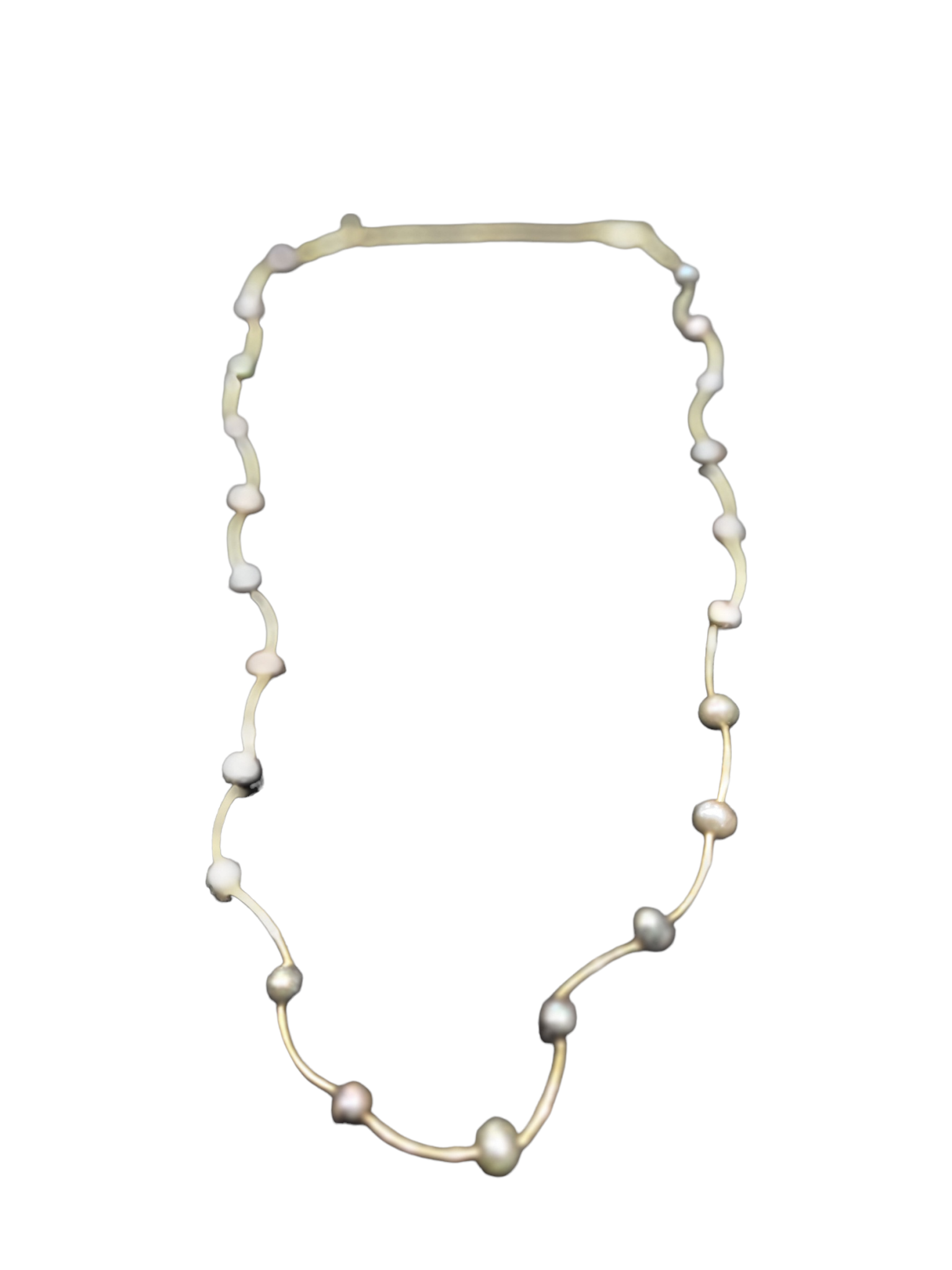 (R) 10KY 5.5MM TAH PEARL AND CHAIN NECKLACE