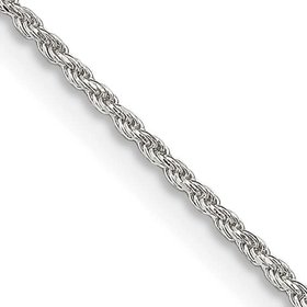 (R) 925 ROPE 1.1MM 22” SILVER ROPE CHAIN 3.0 GRAMS