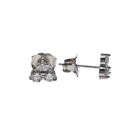 M(R) 14KWG .39CT VS H 3 STONE CLUSTER