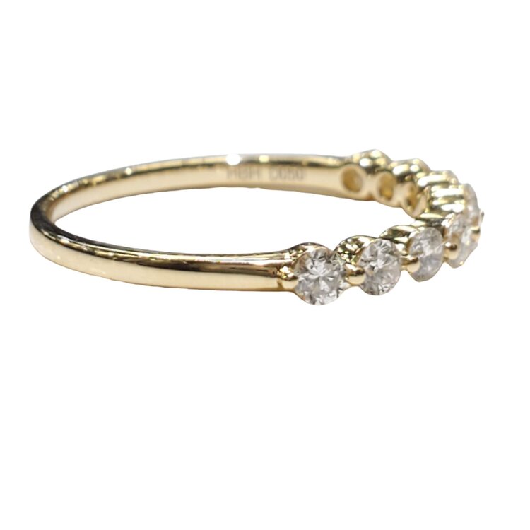(R)14K YG .50CT TW 1G RB BAND