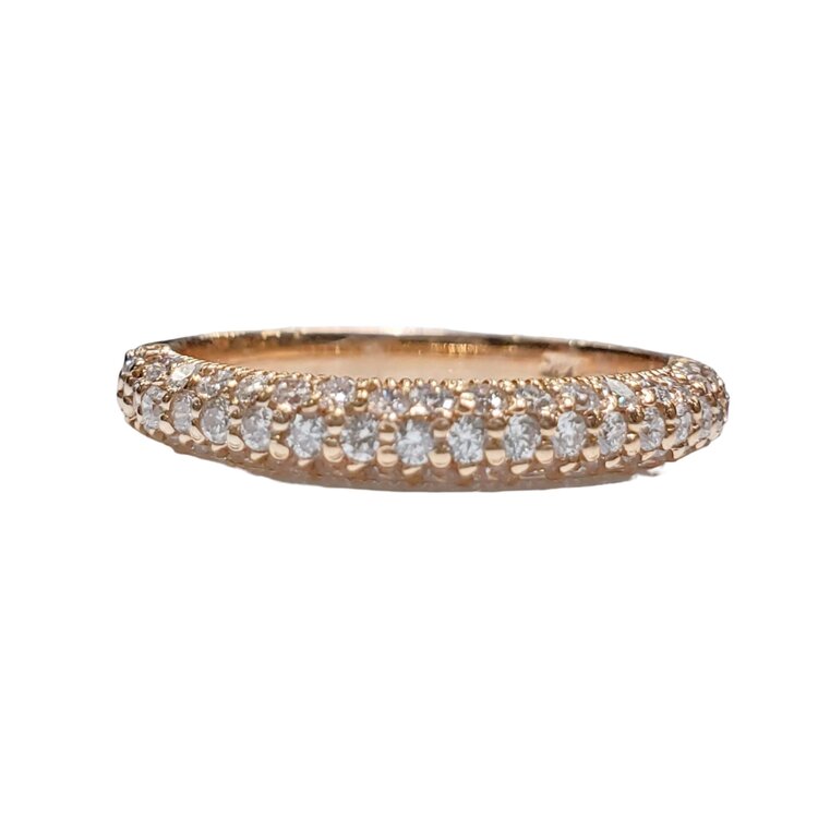 (R) 14KR .79CT TDW MIRCO PAVE BAND