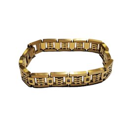 Blackjack (R) STAINLESS STEEL MENS CZ BRACELET