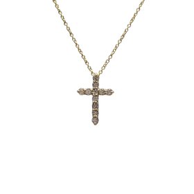 (B)14KYG .30CT DIA CROSS