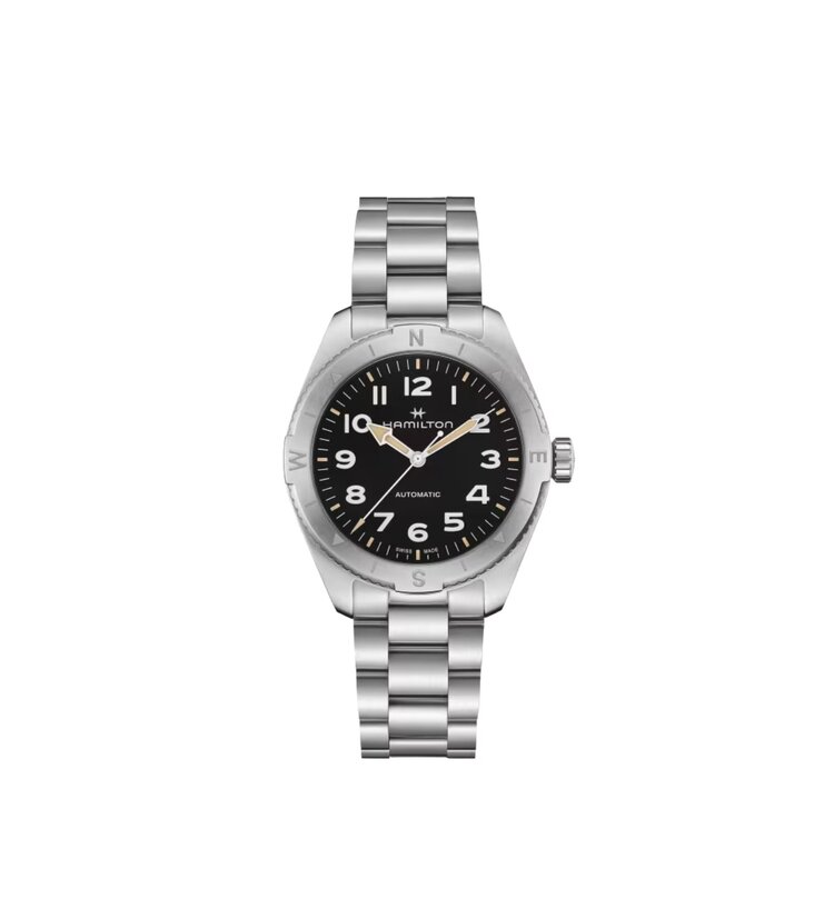 Hamilton HAMILTON EXPEDITION/ Reference H70315130 / Caliber H-10 / Collection Khaki Field /Movement Automatic/Case size 41MM/Thickness 11.5MM/Dial Color Black/Case Stainless Steel/Crystal Sapphire/80 hr pwr
