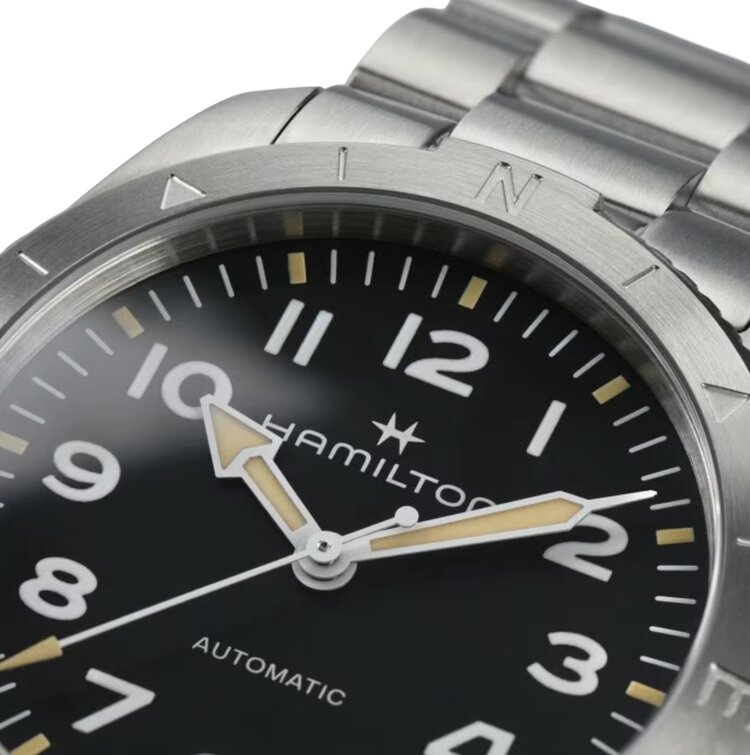 Hamilton HAMILTON EXPEDITION/ Reference H70315130 / Caliber H-10 / Collection Khaki Field /Movement Automatic/Case size 41MM/Thickness 11.5MM/Dial Color Black/Case Stainless Steel/Crystal Sapphire/80 hr pwr
