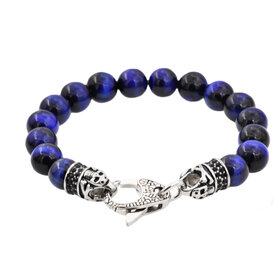 Blackjack (R) Blackjack Bracelet Blue Tigers Eye