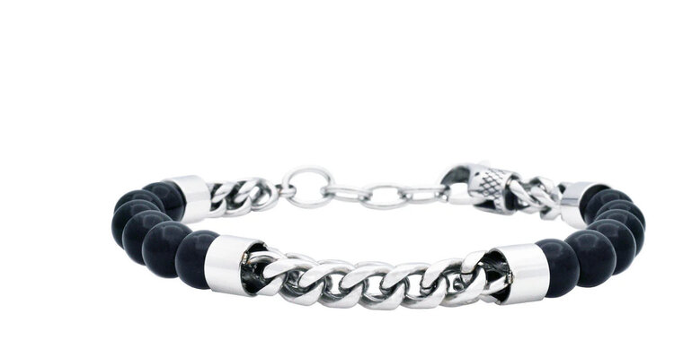 Blackjack (R) Blackjack Bracelet Genuine Onyx