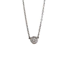 FJ Kashi M(R) 14K .16CT SOL NECKLACE