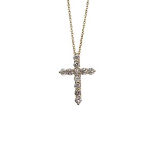FJ Kashi M(R) 14KY 1.00CT CROSS PENDENT