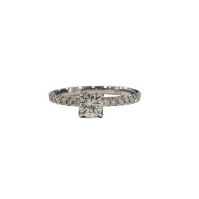 (R) 14K .41CT ROUND SI1 I GIA CERTIFIED STRAIGHT LINE DIAMOND SOLITAIRE ENGAGEMENT RING GIA #520244775