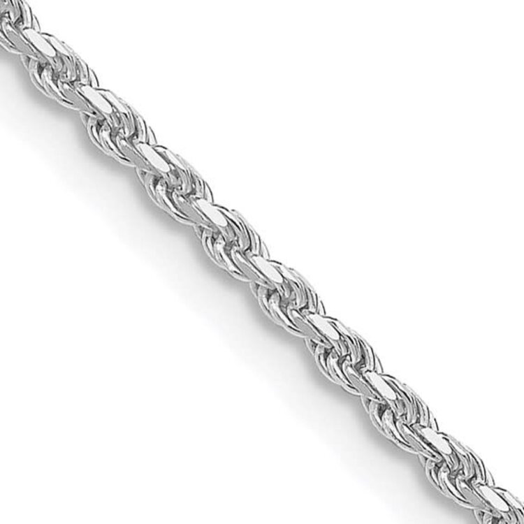 (R) 925 1.85MM DIAMOND CUT ROPE CHAIN