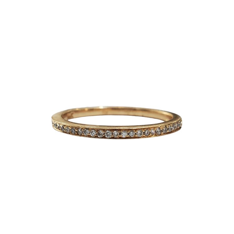 Gemdek M(R) 14K YELLOW GOLD .16TDW DIAMOND WEDDING BAND