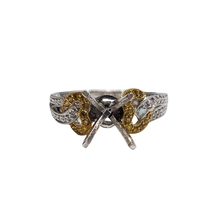 Gemdek M(R) 18K TT .22CT TWO TONE ACCENTED FANCY YELLOW