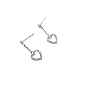 (R) 14KW .15CT TDW HEART DANGLE
