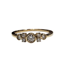 KALLATI M(R) 14KY .40CT BEZEL DIAMOND RING